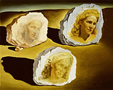 Triple Apparition of Gala's Face�u3�̃K���̊�̏o���v���ʥ�{�[�h�A1945�N